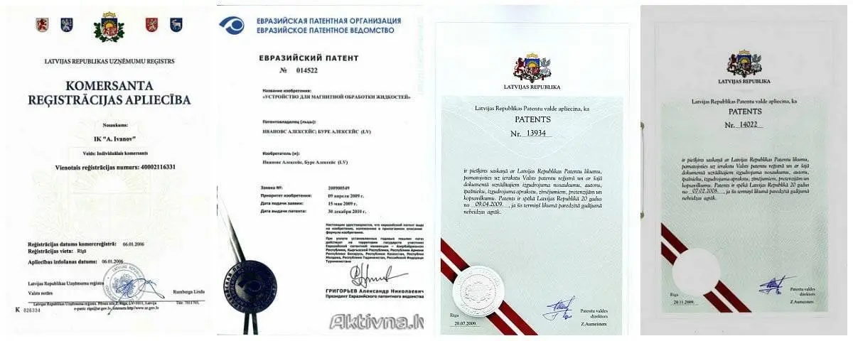 patentes de activador de combustible